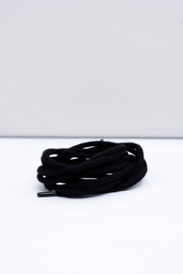 Corbby Black Round Shoelaces