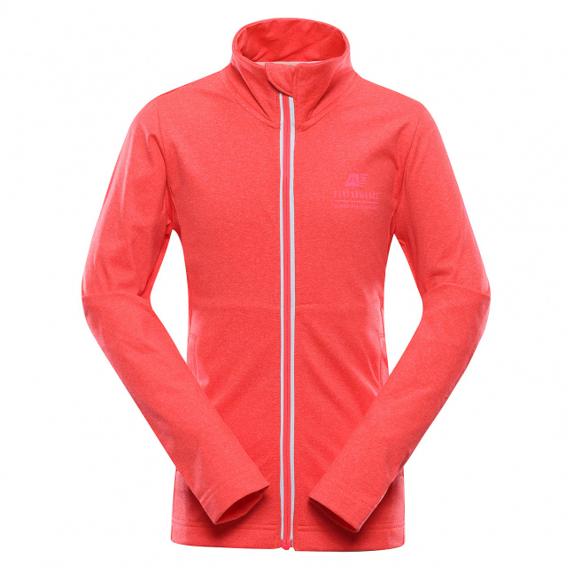 Dětská rychleschnoucí mikina ALPINE PRO FRASEBO neon knockout pink