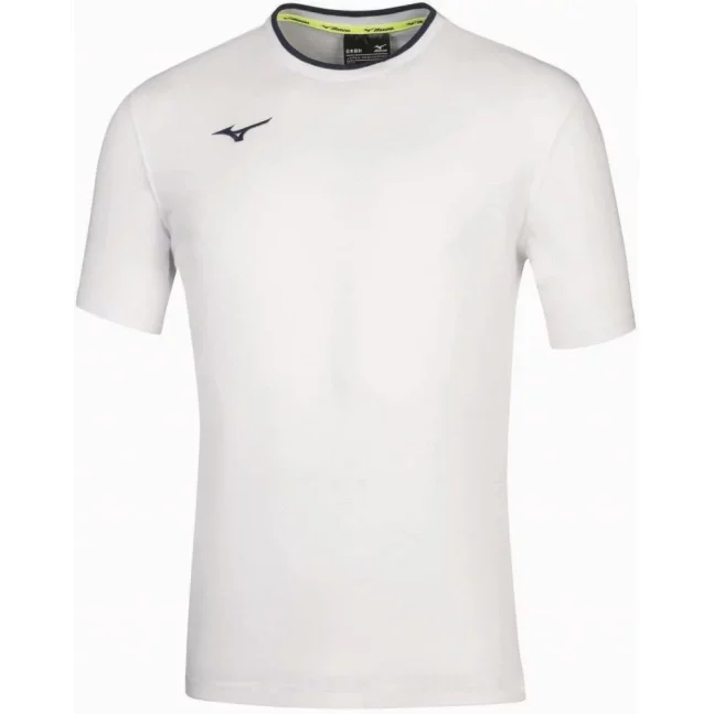 Men Mizuno Tee/White/Navy