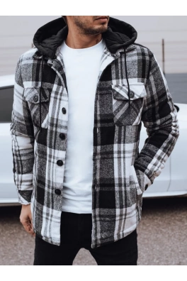 Pánská zateplená bunda s kapucí černá Dstreet TX4953