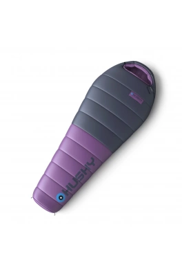 Péřový zimní dámský spacák HUSKY Drape Ladies blue/purple