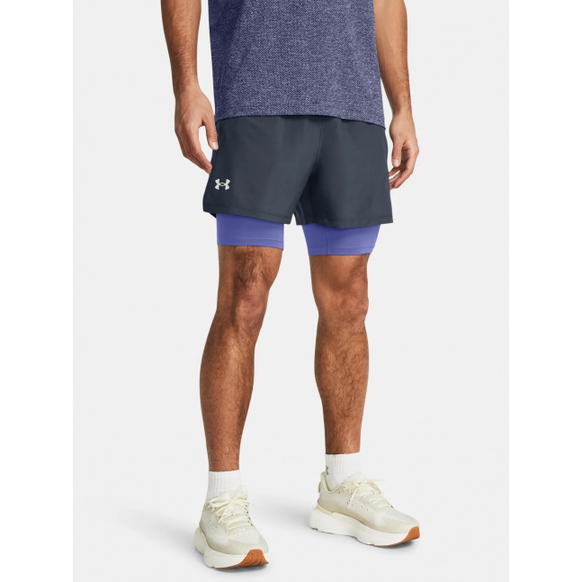 Pánské kraťasy Under Armour LAUNCH 5'' 2-IN-1 SHORTS