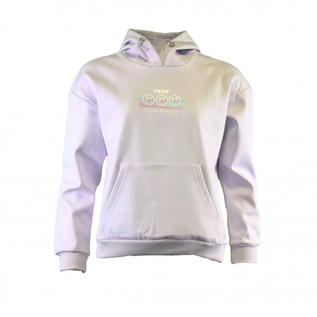 Peak peak hoodie fleece sweater purple
