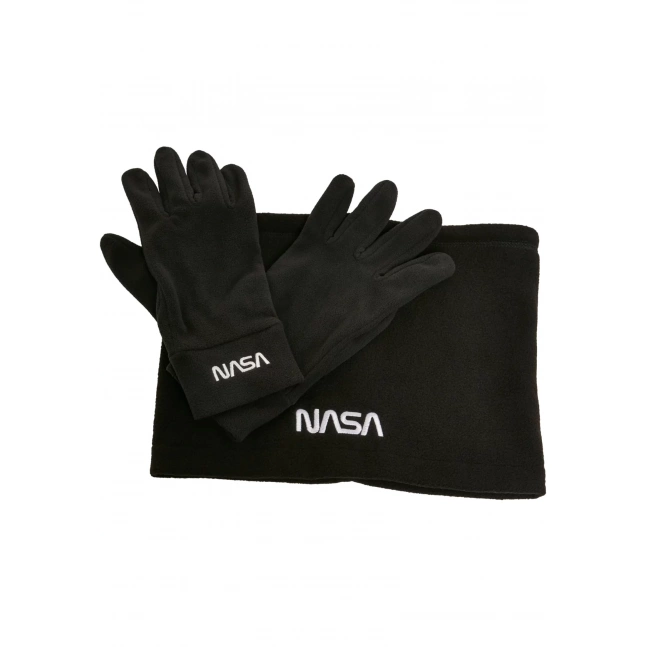 Unisex set rukavice+nákrčník Mister Tee NASA Fleece Set Unisex set rukavice+nákrčník Mister Tee NASA Fleece Set