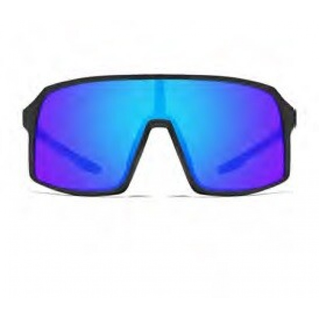 Sportovní sluneční brýle WAYE - 7 Matt Black w Blue Multi lens Cat. 3