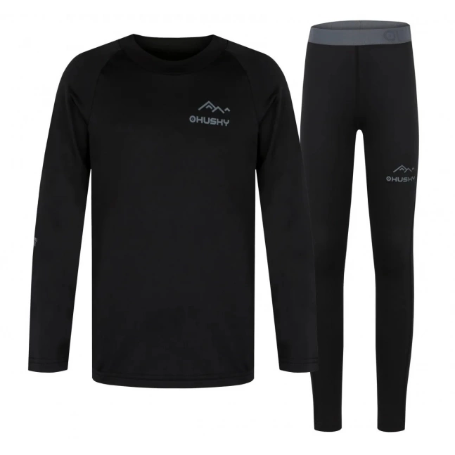 Dětské termoprádlo Husky Active winter Tombo set black