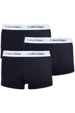 3PACK pánské boxerky Calvin Klein černé