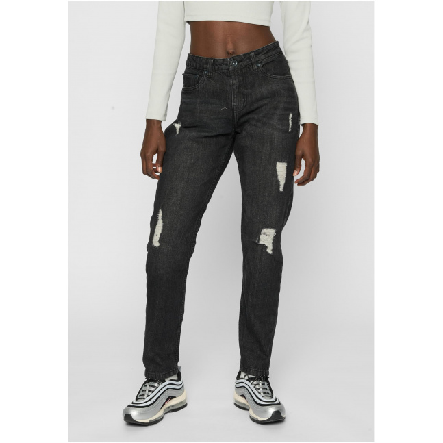 Dámské džíny Boyfriend Denim Pants - černé