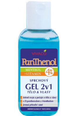 VIVACO Sprchový gel 2v1 PANTHENOL 50 ml