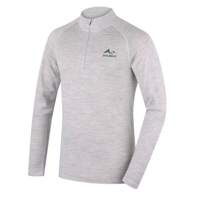 Merino termoprádlo HUSKY Merow zip M light grey