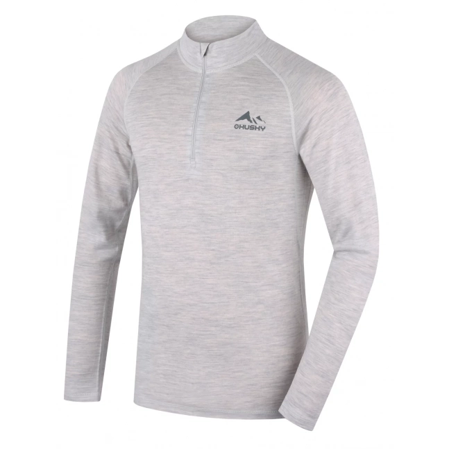 Merino termoprádlo HUSKY Merow zip M light grey