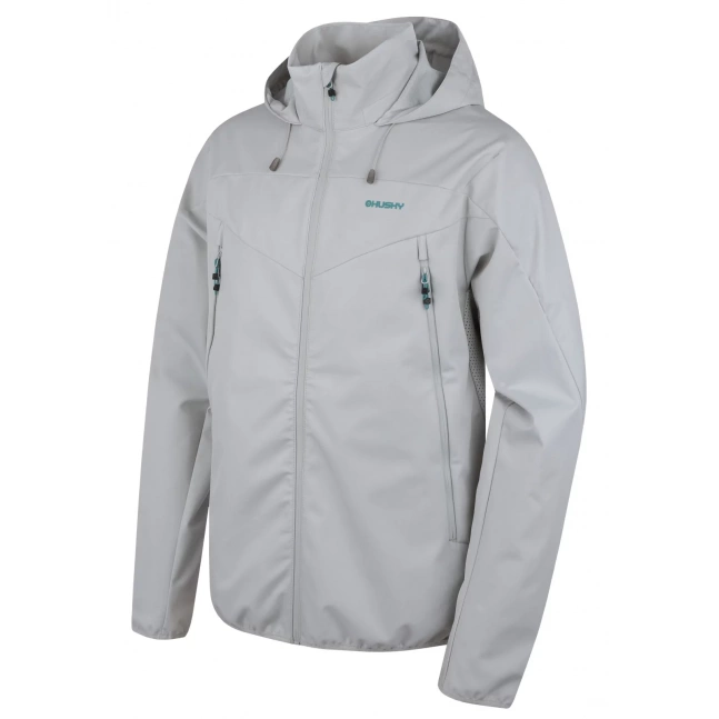 Pánská softshell bunda HUSKY Sonny M lt. grey