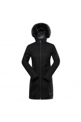 Dámský softshellový kabát s membránou ALPINE PRO IBORA black