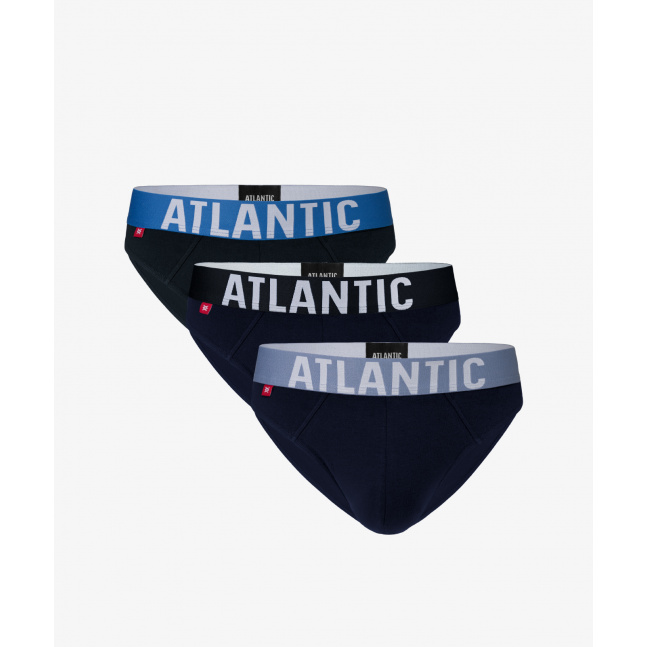 Pánské slipy ATLANTIC Sport 3Pack - modré