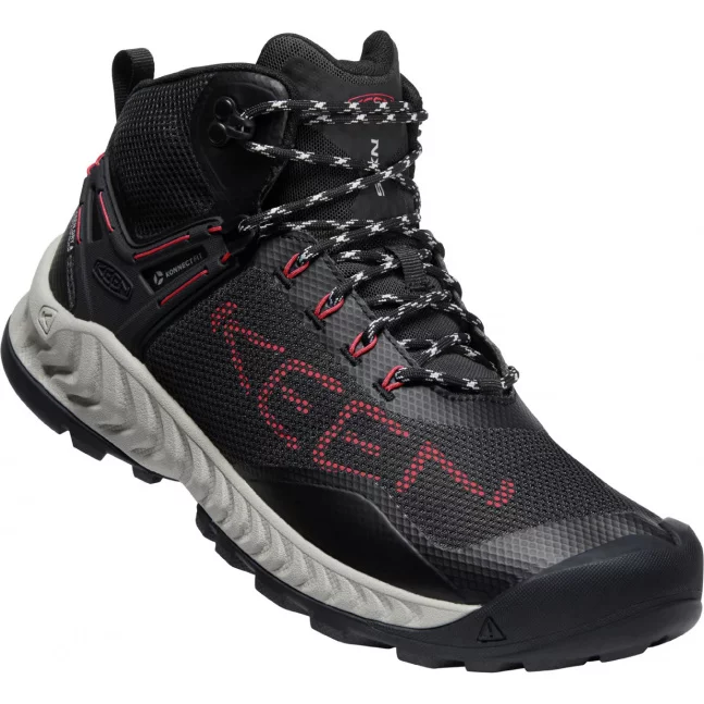 Keen NXIS EVO MID WP MAN black/red carpet