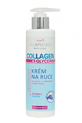 VIVACO Krém na ruce collagen a glycerin VIVAPHARM 200 ml