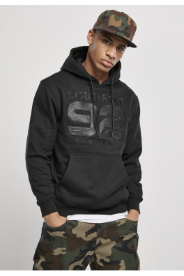 Southpole Hoody With PU Application Black
