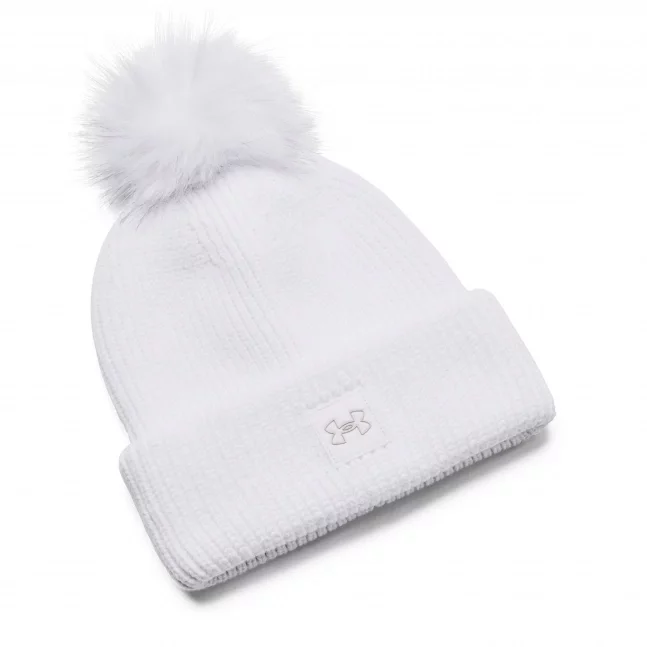 Dámský pletený kulich Under Armour Halftime Ribbed Pom