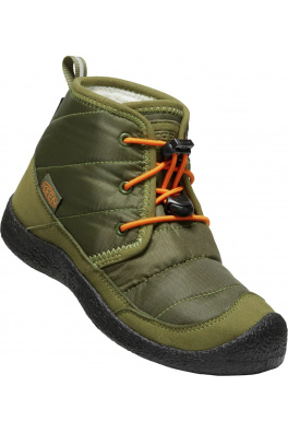 Keen HOWSER II CHUKKA WP YOUTH capulet olive/russet orange