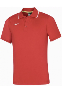 Men Mizuno Polo/Red/White