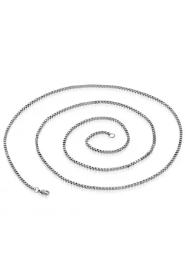 Čtvercový řetízek z oceli - 1mm