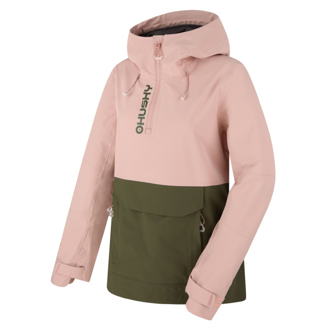 Dámská outdoor bunda HUSKY Nabbi L lt. pink/khaki