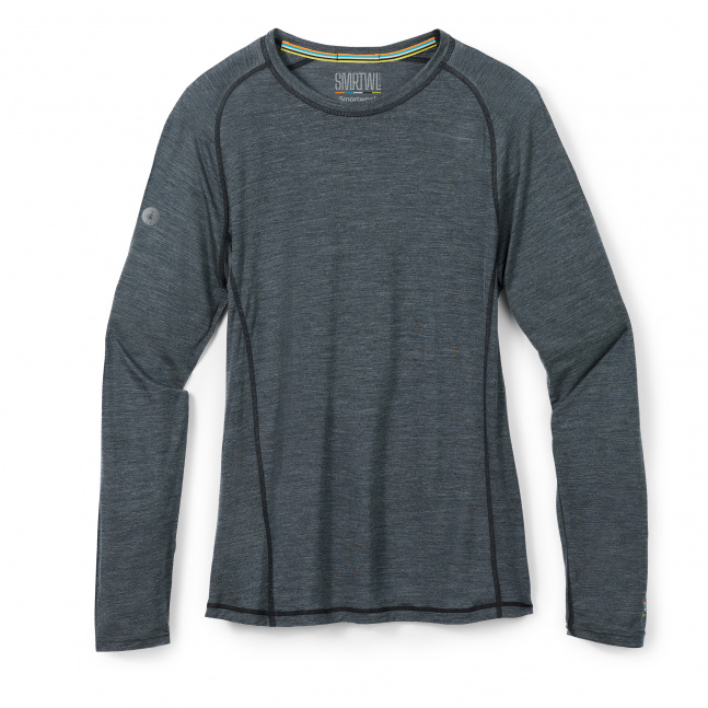 Smartwool M ACTIVE ULTRALITE LONG SLEEVE charcoal heather