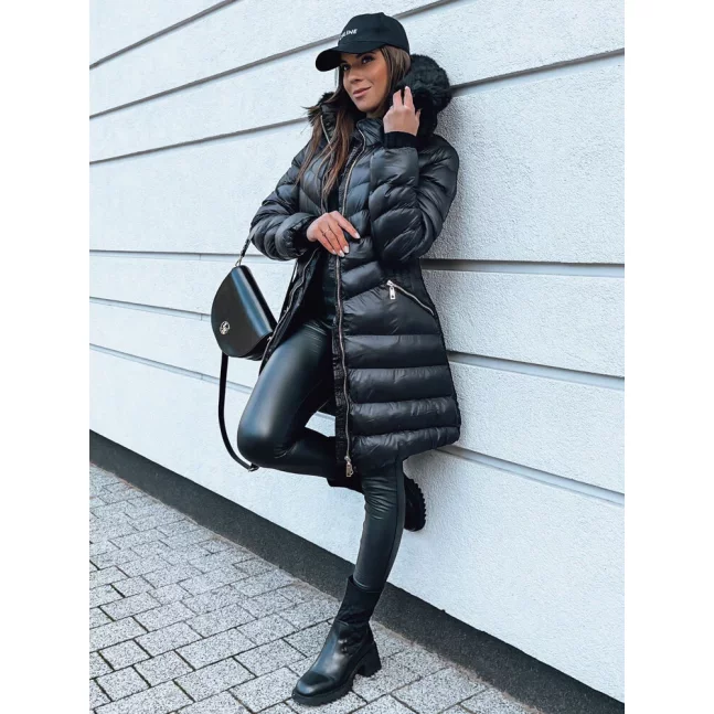 Dámská prošívaná zimní bunda MILLOW černá Dstreet TY3983