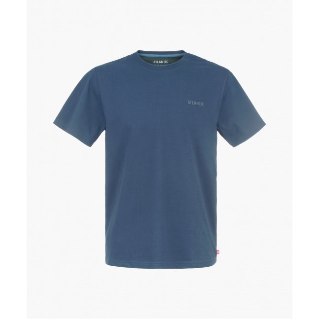 Pánské tričko s krátkým rukávem ATLANTIC - modré