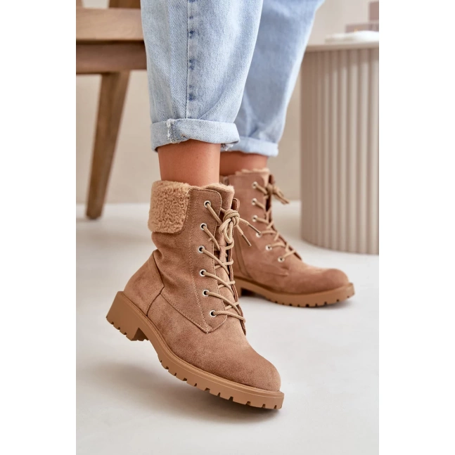 Dámské Zateplené Kotníkové Boty Workery Na Zip Hnědé Mivael Dámské Zateplené Kotníkové Boty Workery Na Zip Hnědé Mivael
