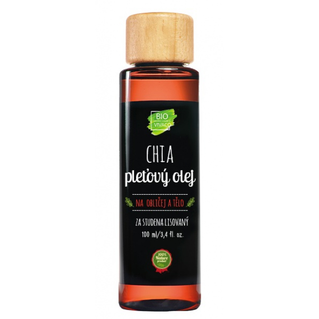 VIVACO 100% BIO olej z chia semínek 100 ml