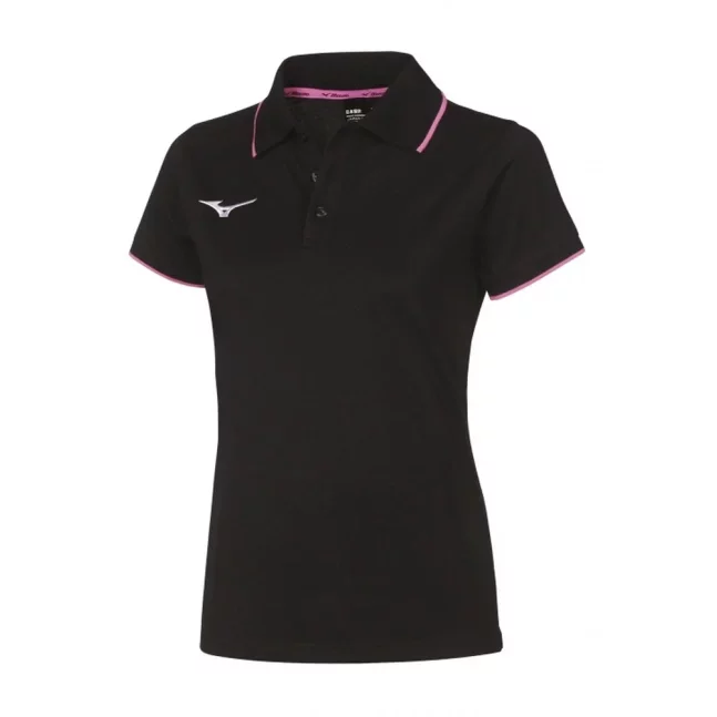 Mizuno Polo/Black/Pink Fluo