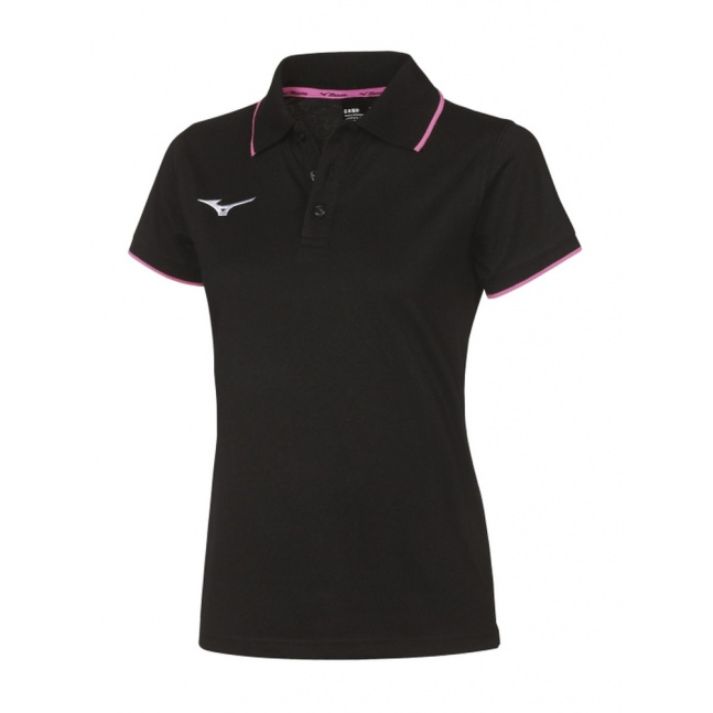 Mizuno Polo/Black/Pink Fluo