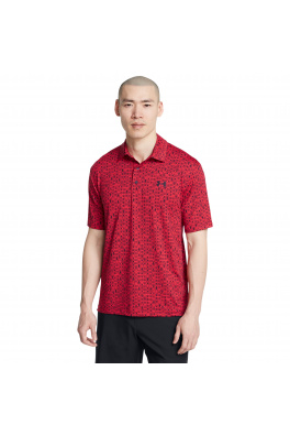 UA Playoff 3.0 Printed Polo-RED