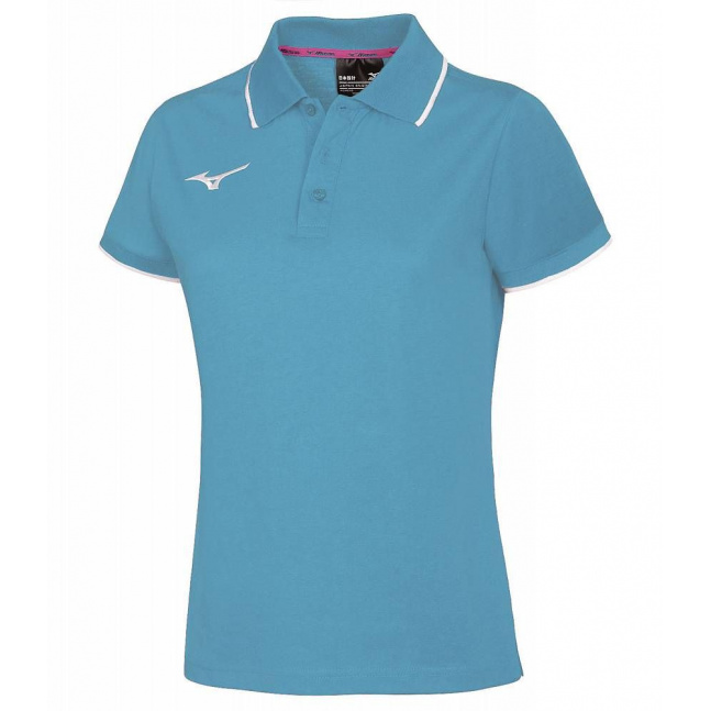 Wom Mizuno Polo/Sky/White