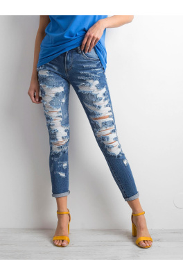 Zničené modré džíny