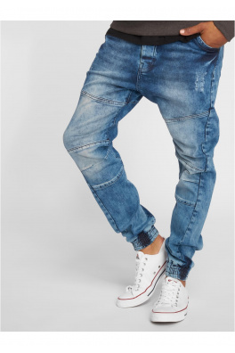 Straight Fit Jeans světle modrý denim