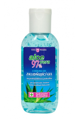 VIVACO Zklidňující gel s Aloe vera 97% cestovní balení VIVAPHARM 50 ml