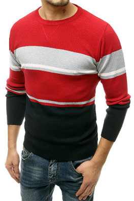 Červený pánský svetr WX1683