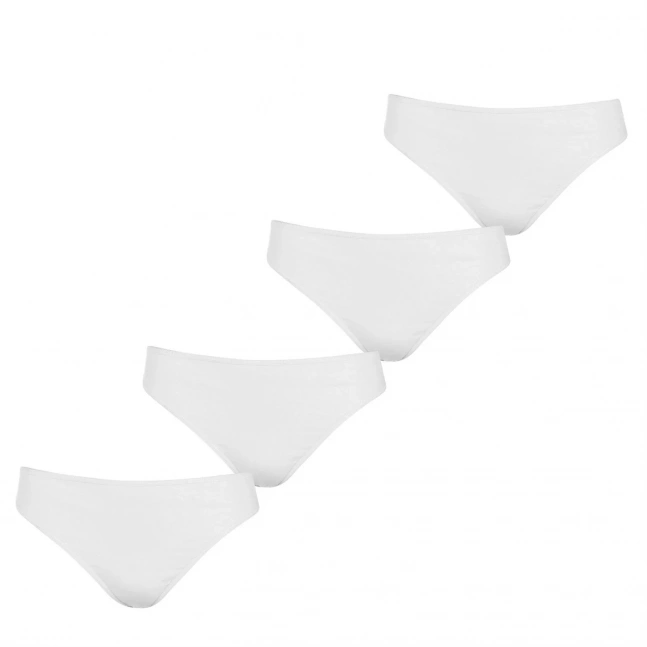 Miso 4 Pack High leg Briefs Ladies
