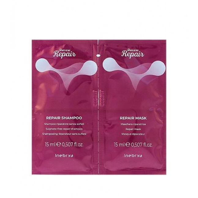 Inebrya Shecare Repair Shampoo 15 ml + Mask 15 ml sada vzorků