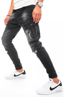 Pánské černé džíny Dstreet UX3254