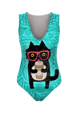 Swimsuit Coffee Cat