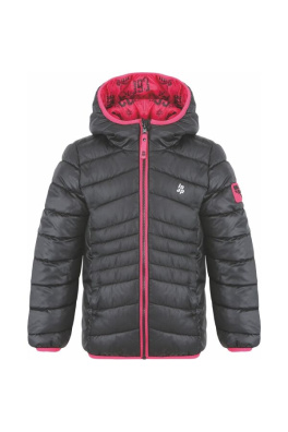 Dětská zimní bunda LOAP INTERMO Černá/Růžová