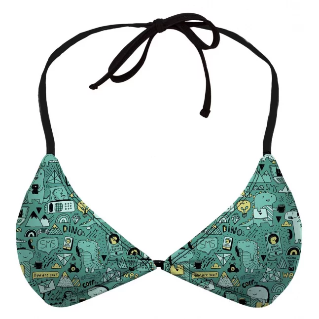 Bikini String Top Communication Dinosaurs
