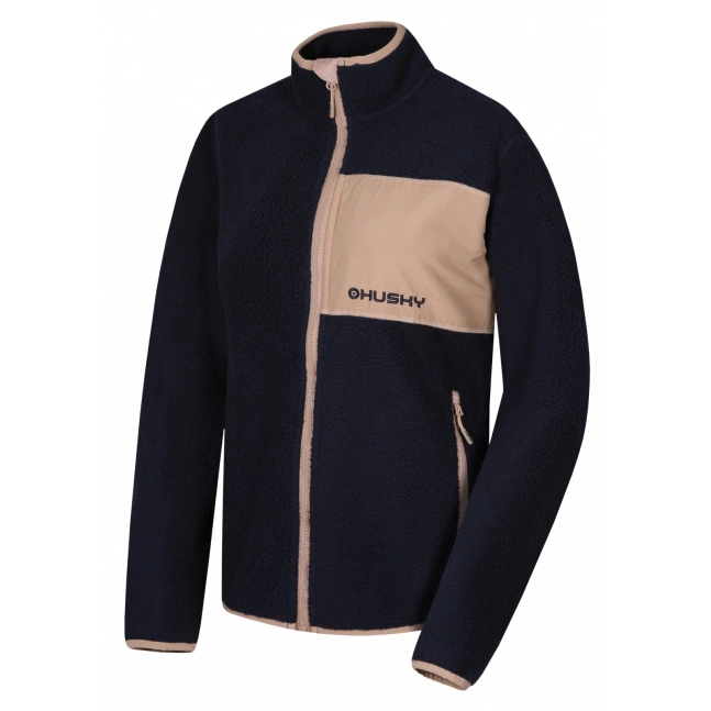 Dámská fleecová mikina Husky Addy Zip L dark blue Dámská fleecová mikina Husky Addy Zip L dark blue