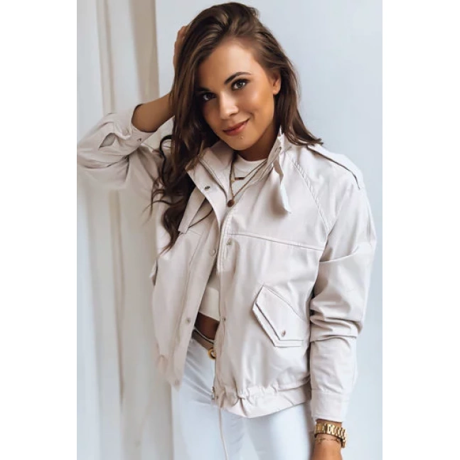 Dámský oversize bomber SISI šedý Dstreet TY1796z Dámský oversize bomber SISI šedý Dstreet TY1796z