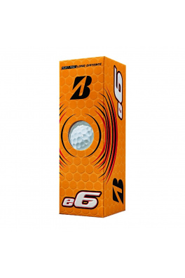 Golfové míčky Bridgestone e6 2023 White - 3 ks