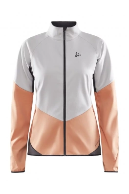 Bunda CRAFT CORE Glide bílá s oranžovou