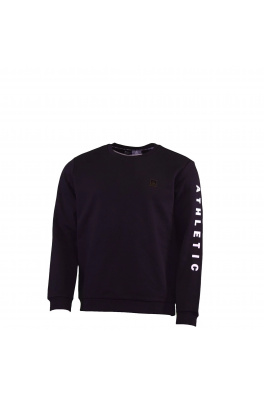 Peak peak round neck sweater black